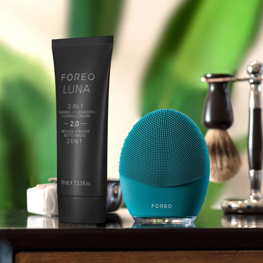 Foreo For Men 2 in 1 Shaving + Cleansing Foam Cream 2.0 von