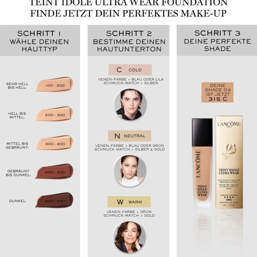 Lancu00F4me Foundation Teint Idole Ultra Wear von Lancôme