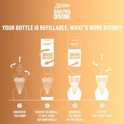 Jean Paul Gaultier Gaultier Divine Eau de Parfum Refill von Best