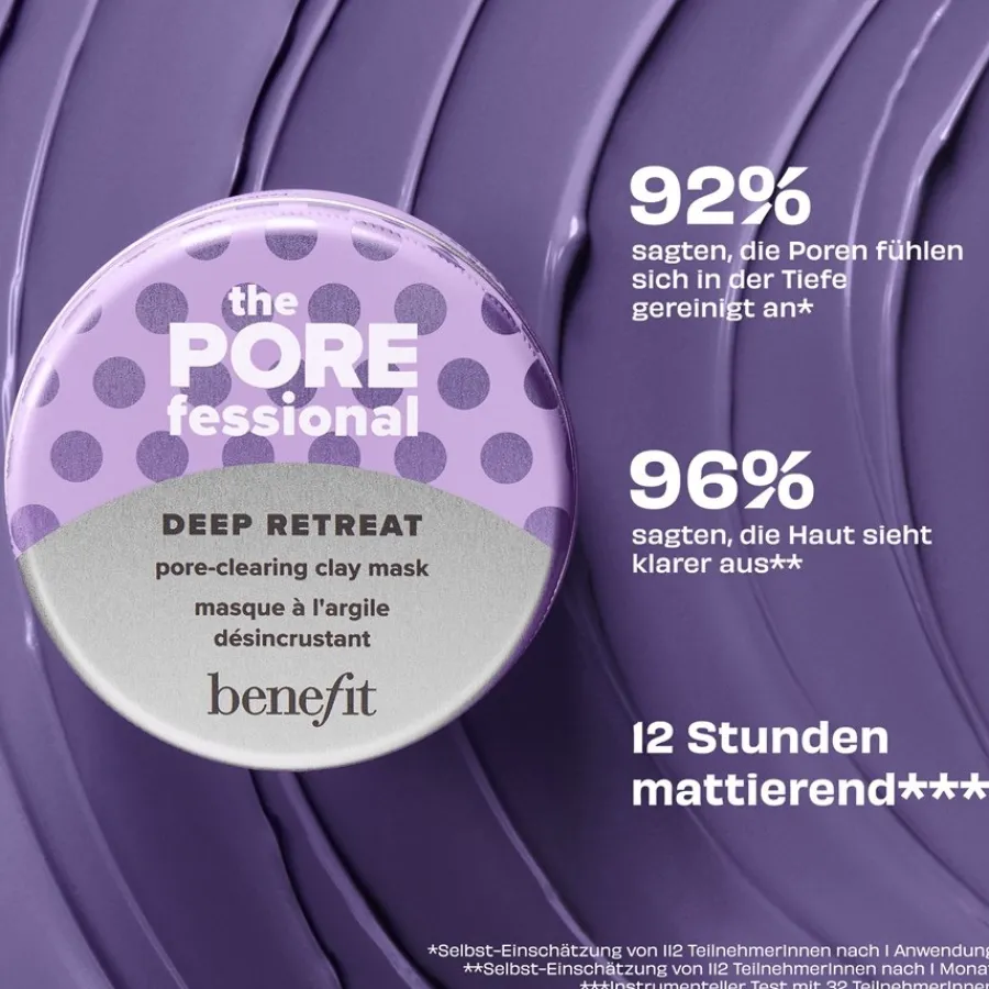 Benefit Gesicht The POREfessional Deep Retreat - Poren klärende Tonerde Maske Mini von