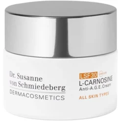 Dr. Susanne von Schmiedeberg Gesichtscremes L-Carnosine Anti-A.G.E. Cream LSF 30 von Clearance
