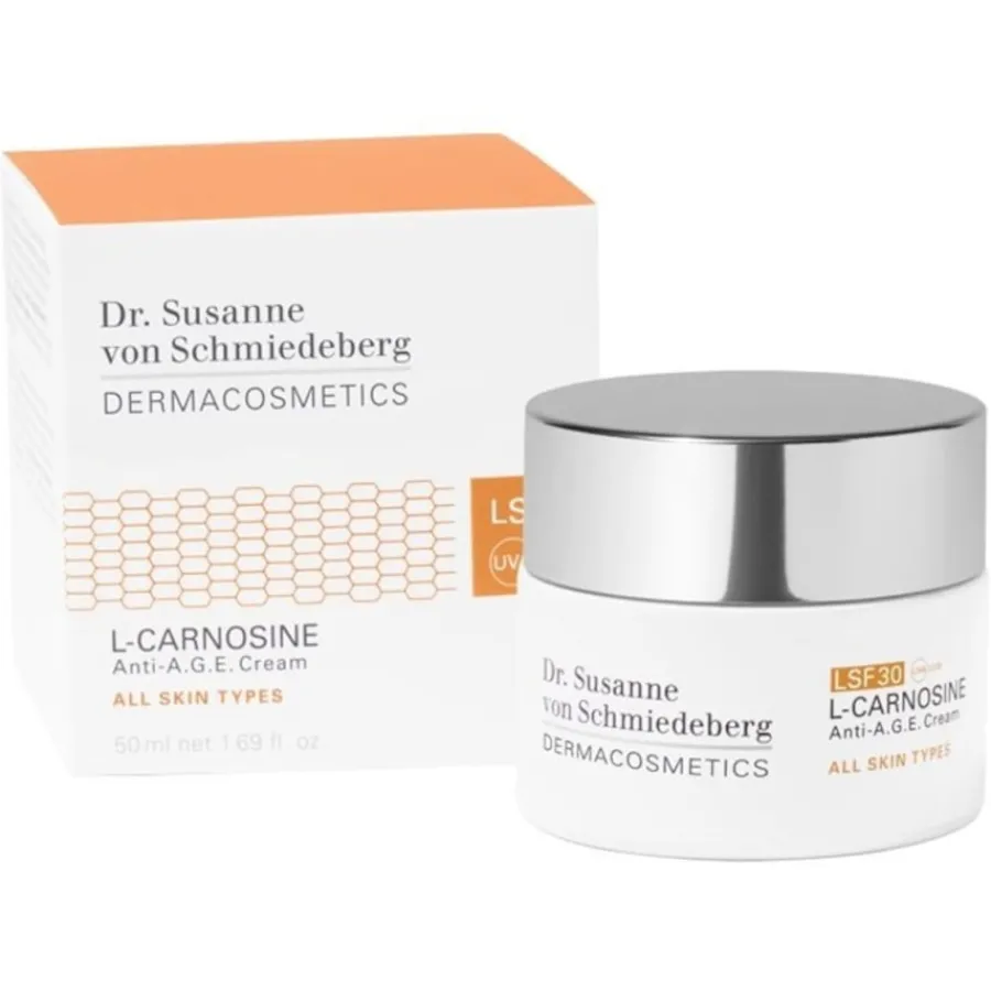Dr. Susanne von Schmiedeberg Gesichtscremes L-Carnosine Anti-A.G.E. Cream LSF 30 von Clearance