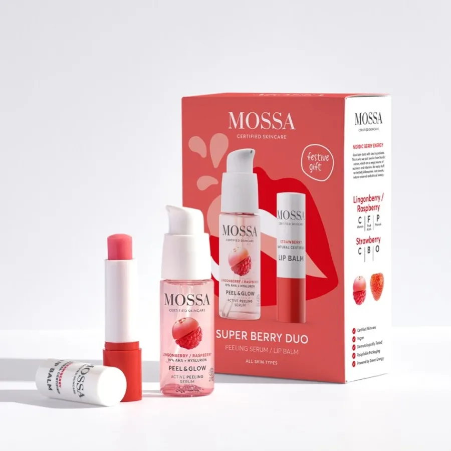 Mossa Gesichtspflege Super Berry Duo Set von Sale