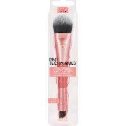 Real Techniques Gesichtspinsel Cover & Conceal 2In1 Pinsel von Hot
