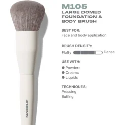 Morphe Gesichtspinsel M105 Large Domed Foundation & Body Brush von Best