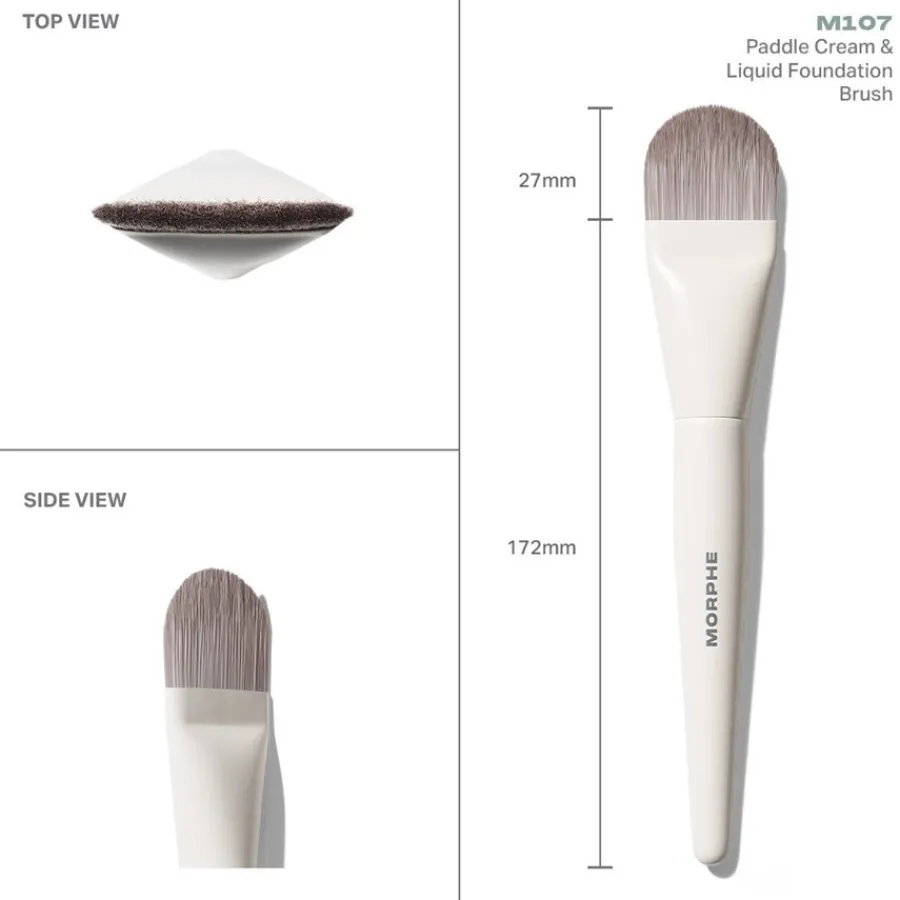 Morphe Gesichtspinsel M107 Paddle Cream & Liquid Foundation Brush von Best