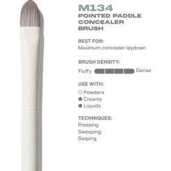 Morphe Gesichtspinsel M134 Pointed Paddle Concealer Brush von
