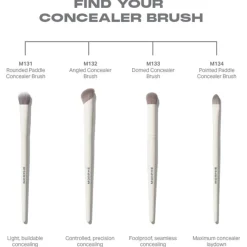 Morphe Gesichtspinsel M134 Pointed Paddle Concealer Brush von