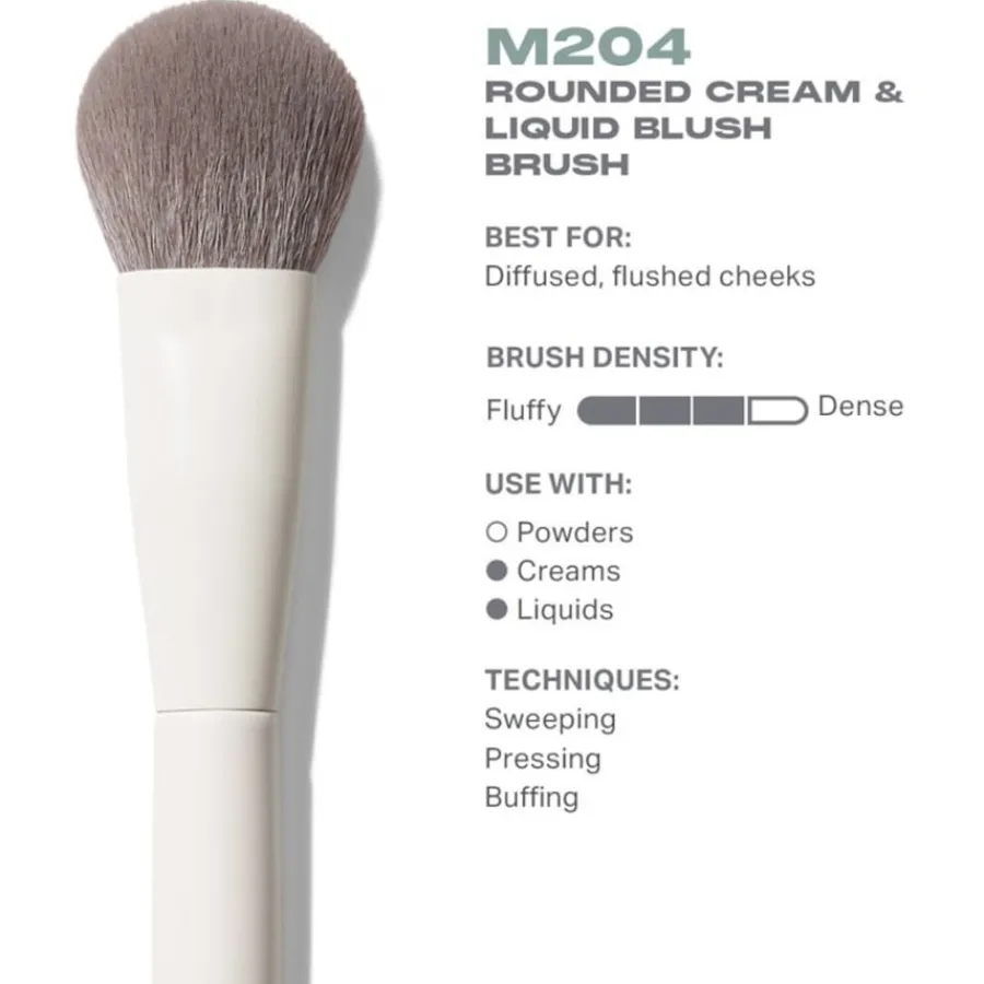 Morphe Gesichtspinsel M204 Rounded Cream & Liquid Blush Brush von New