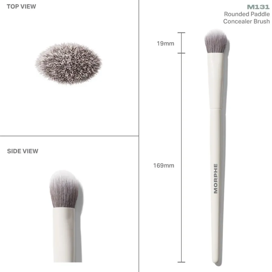 Morphe Gesichtspinsel M131 Rounded Paddle Concealer Brush von Hot