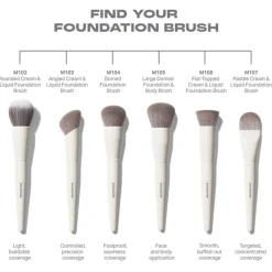 Morphe Gesichtspinsel M102 Rounded Cream & Liquid Foundation Brush von Sale