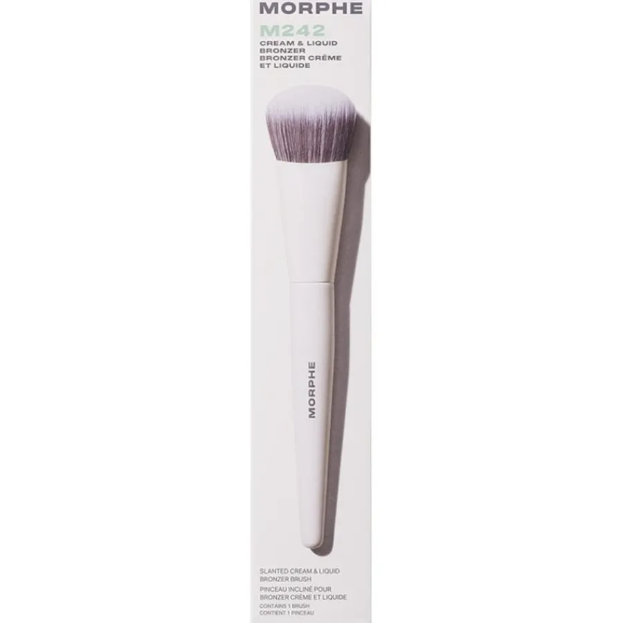Morphe Gesichtspinsel M242 Slanted Cream & Liquid Bronzer Brush von