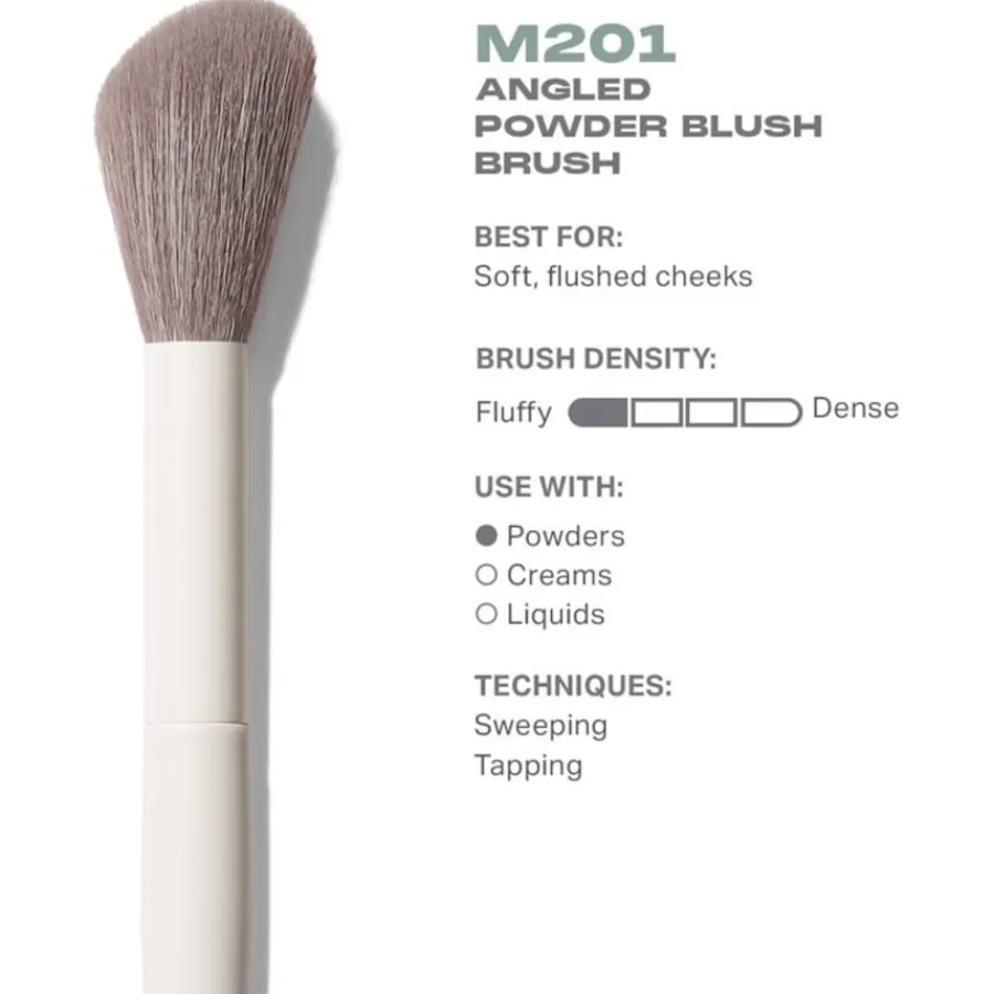 Morphe Gesichtspinsel-Sets M201 Angled Powder Blush Brush von
