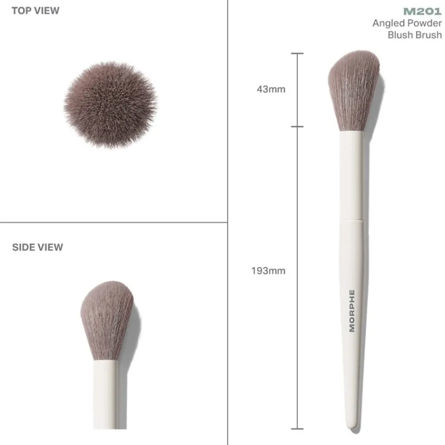 Morphe Gesichtspinsel-Sets M201 Angled Powder Blush Brush von