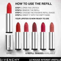 GIVENCHY LIPPEN MAKE-UP Le Rouge Interdit Intense Silk Refill Outlet