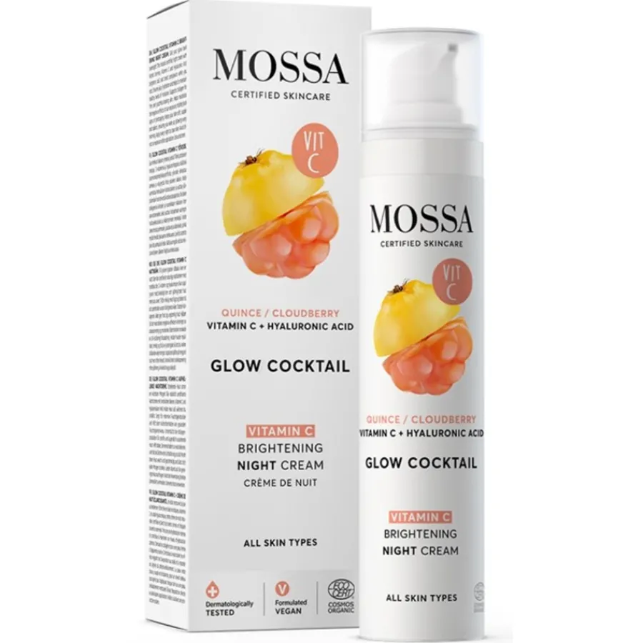 Mossa Glow Cocktail Brightening Night Cream von