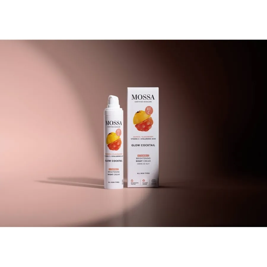 Mossa Glow Cocktail Brightening Night Cream von