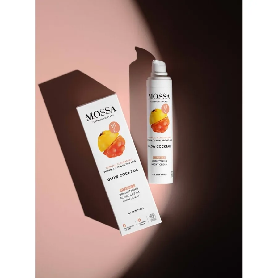 Mossa Glow Cocktail Brightening Night Cream von