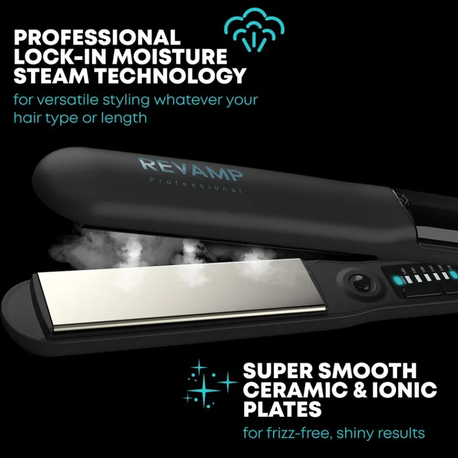Revamp Professional Glätteisen Keramik Dampf-Glätteisen von