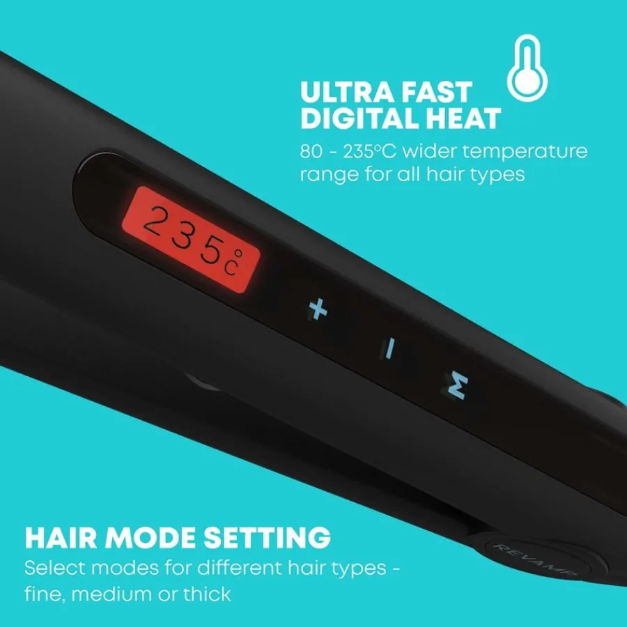 Revamp Professional Glätteisen Touch Digital Keramik von Online