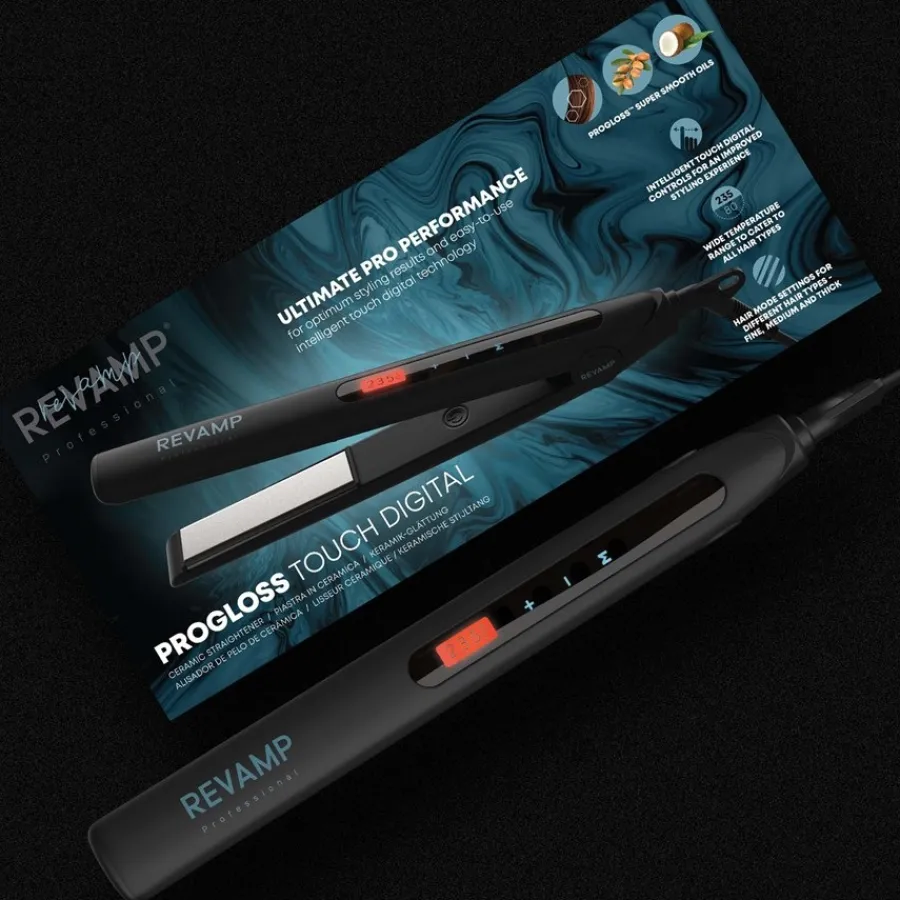 Revamp Professional Glätteisen Touch Digital Keramik von Online