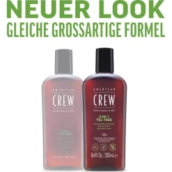 American Crew Haarpflege & Körperpflege 3-in-1 Tea Tree Refreshing Shampoo, Conditioner and Body Wash von