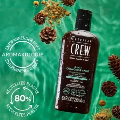 American Crew Haarpflege & Körperpflege 3-in-1 Chamomile + Pine Shampoo, Conditioner and Body Wash von Clearance