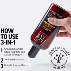 American Crew Haarpflege & Körperpflege 3-in-1 Ginger + Tea Shampoo, Conditioner and Body Wash von Outlet