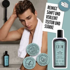 American Crew Haarpflege & Körperpflege Fiber-Styling Cleanser von