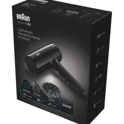BRAUN HAIR CARE Haartrockner HD2.2 Dryer Glossy Black von