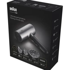 BRAUN HAIR CARE Haartrockner HD4.3 Dryer Grey Satin Metal von