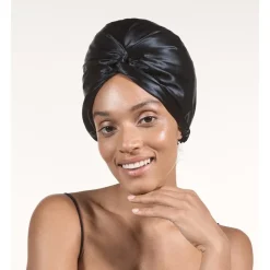 slip Hair Care Silk Hair Turban Black von