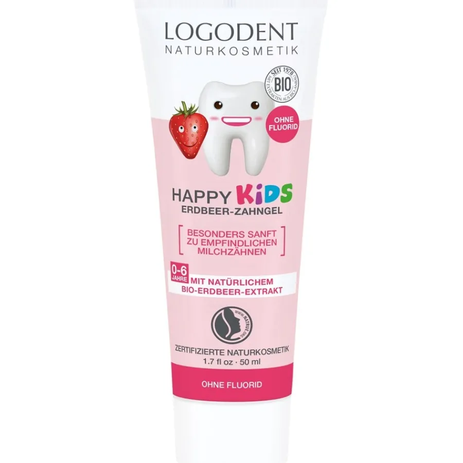Logona Happy Kids Erdbeer-Zahngel von Sale