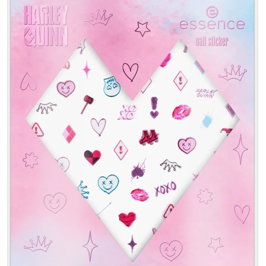 Essence Harley Quinn Nail Sticker von Clearance