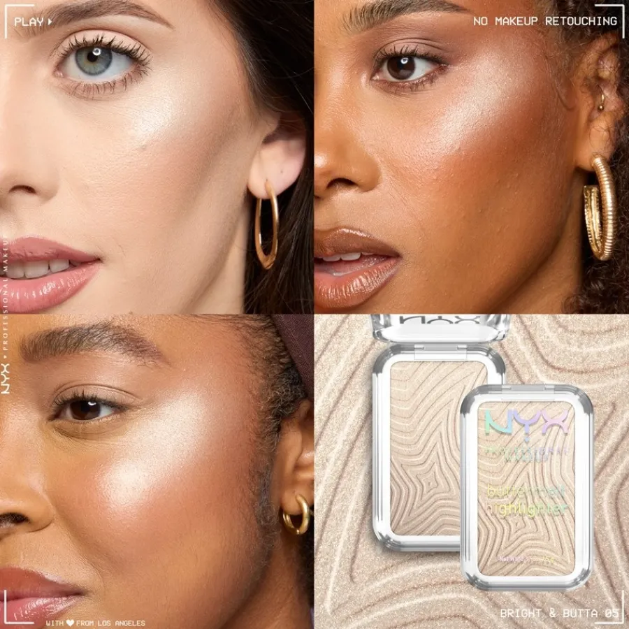 NYX Professional Makeup Highlighter Buttermelt Highlighter von Best