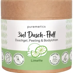puremetics 3in1 Duschpflege Dusch-Fluff Limette von