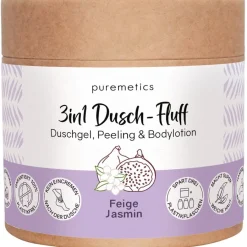 puremetics 3in1 Duschpflege Dusch-Fluff Feige Jasmin von Discount