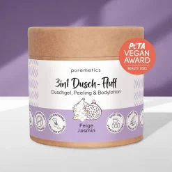 puremetics 3in1 Duschpflege Dusch-Fluff Feige Jasmin von Discount