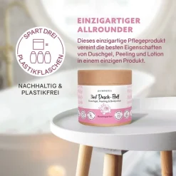 puremetics 3in1 Duschpflege Dusch-Fluff Rosengarten von Sale