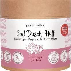 puremetics 3in1 Duschpflege Dusch-Fluff Frühlingsgarten von