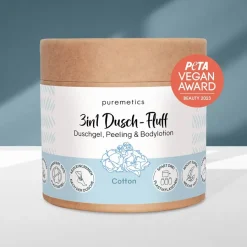 puremetics 3in1 Duschpflege Dusch-Fluff Cotton von Sale