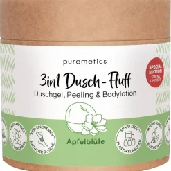 puremetics 3in1 Duschpflege Dusch-Fluff Apfelblüte von