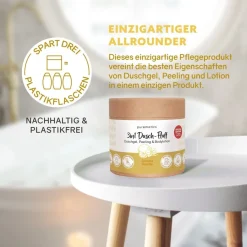 puremetics 3in1 Duschpflege Dusch-Fluff Zitrone Vanille von Hot