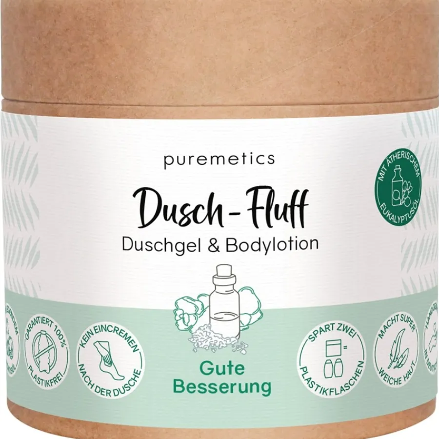 puremetics 3in1 Duschpflege Dusch-Fluff Gute Besserung von New