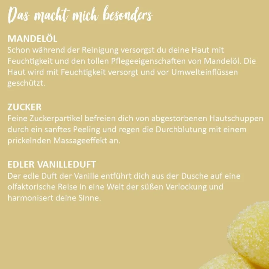 puremetics 3in1 Duschpflege Dusch-Konfekt Vanille von Best