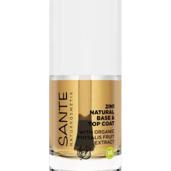 Sante Naturkosmetik 2in1 Natural Base & Top Coat Nagelpflege von