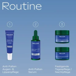 Weleda Intensivpflege Anti-Falten Serum Blauer Enzian & Edelweiss Reduziert tiefe Falten & strafft die Haut von