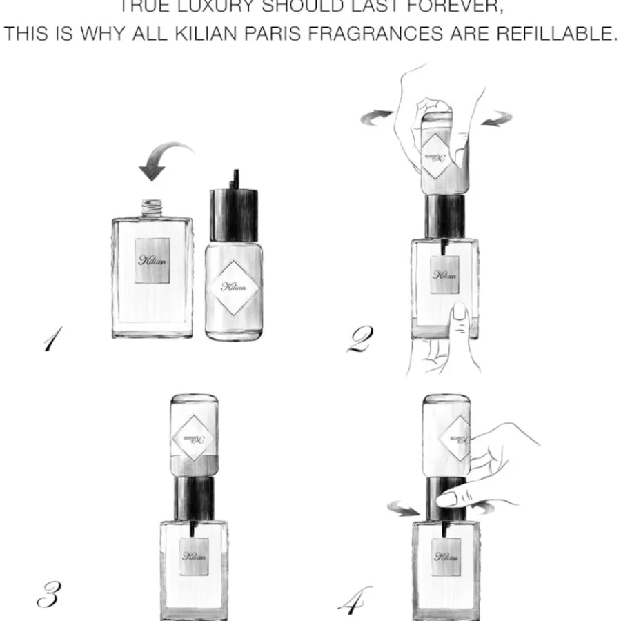 Kilian Paris Woman in Gold Floral Vanilla Perfume Spray Refine Cellular