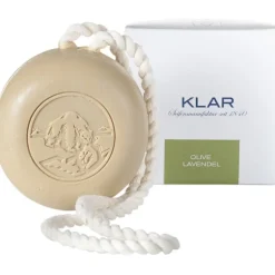 Klar Seifen Haar- und Körperseife mit Kordel Olive Lavendel