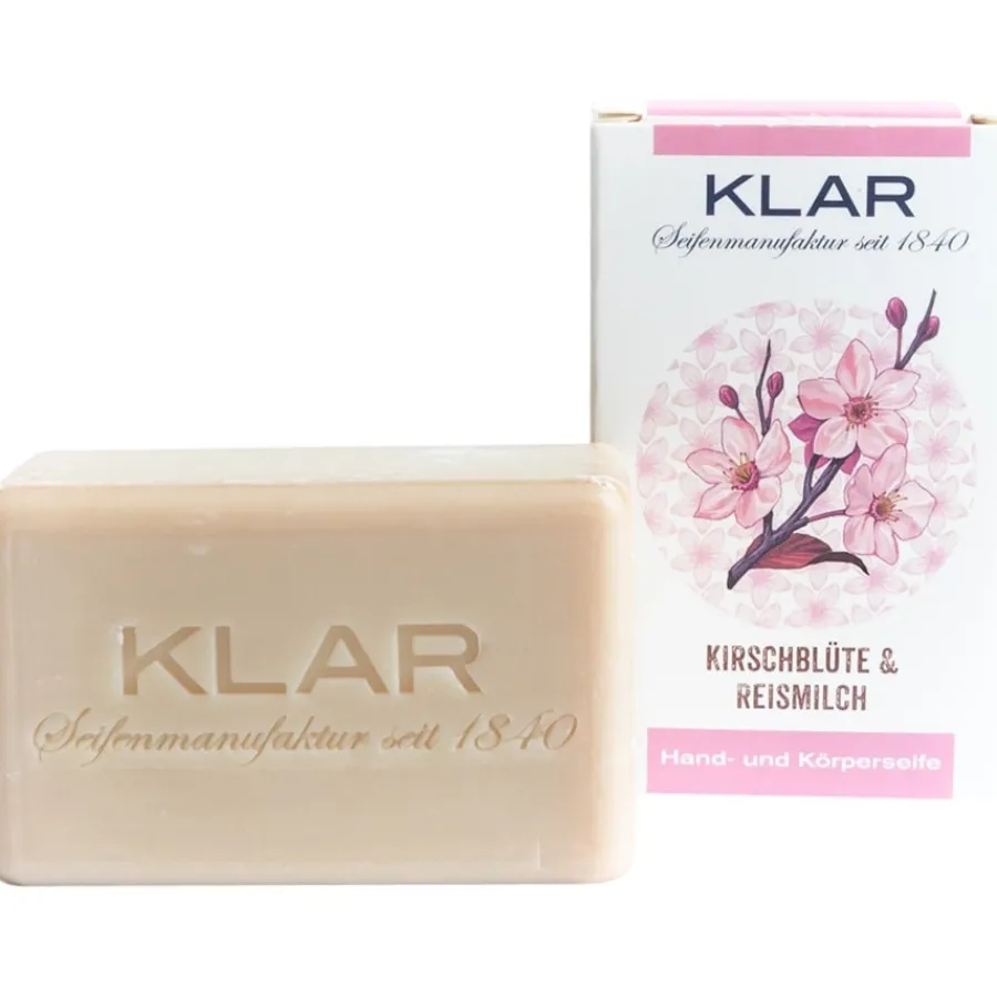 Klar Seifen Hand & Körperseife Kirschblüte & Reismilch